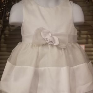 Little girls white Easter dress size 24mths